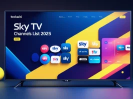 Sky TV channel guide thumbnail for 2025