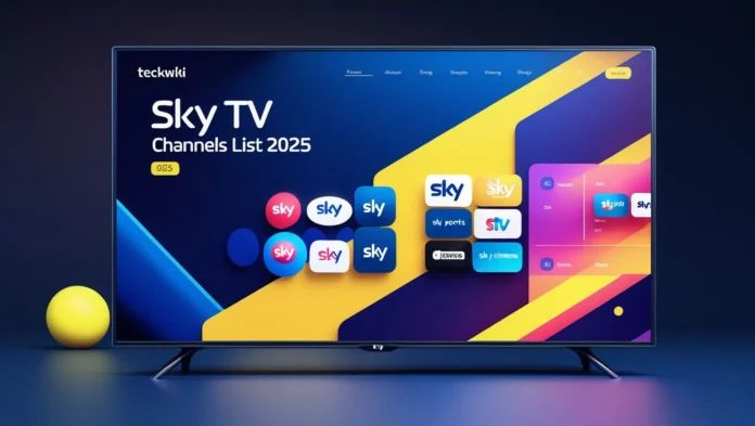 Sky TV channel guide thumbnail for 2025