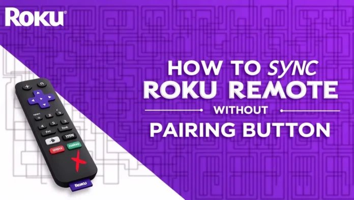 Thumbnail of Roku remote with text “Sync Your Roku Remote!”