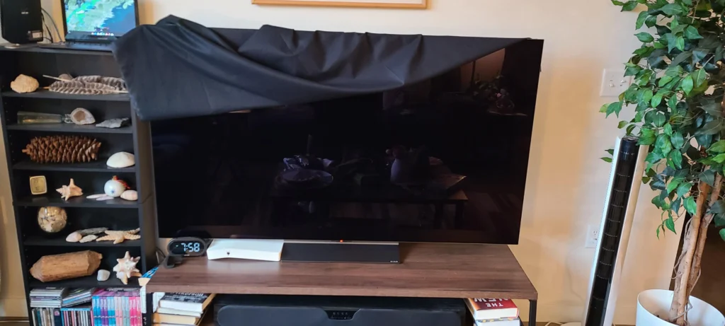TV placement for sun damage prevention