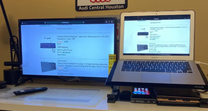 Insignia Fire TV as extended monitor with laptop