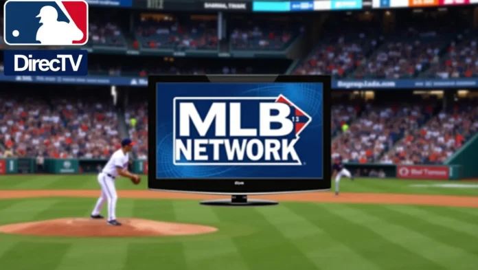 MLB game with DirecTV MLB Network channel 213 thumbnail