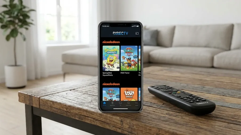 Watching Nickelodeon on DirecTV streaming app in 2026