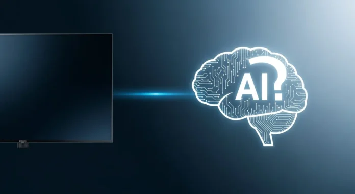 Samsung TV with Perplexity app active for thumbnail.