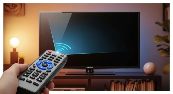 Thumbnail of universal remote pairing with Toshiba TV.