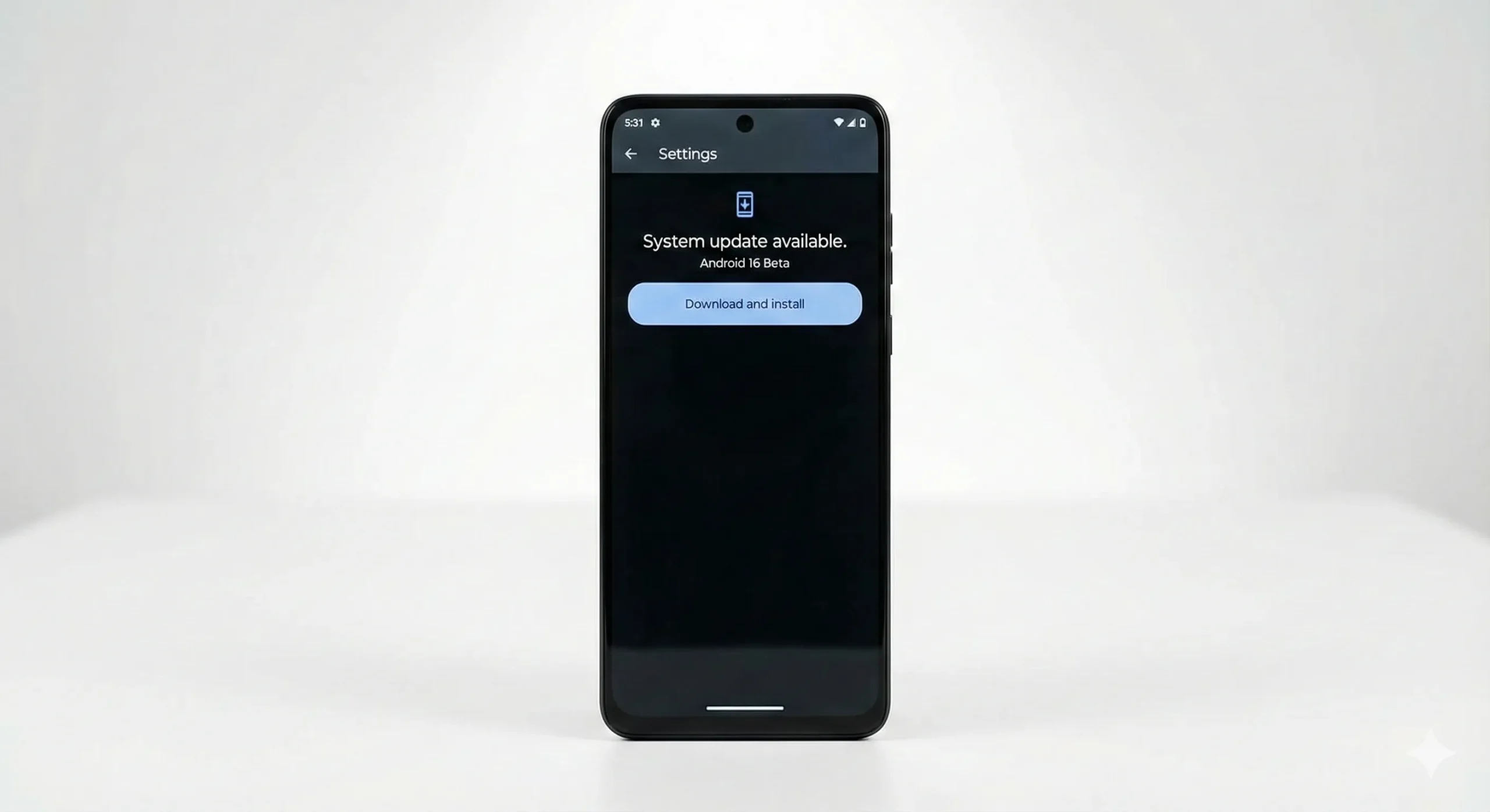 moto-g75-android16-beta Moto G75 phone screen showing Android 16 beta options.
