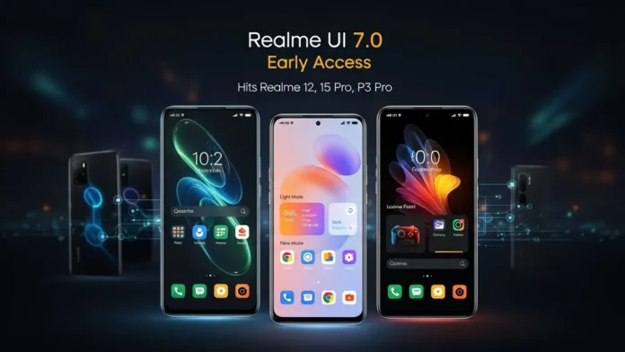 Realme UI 7.0 Early Access Hits Realme 12, 15 Pro, P3 Pro