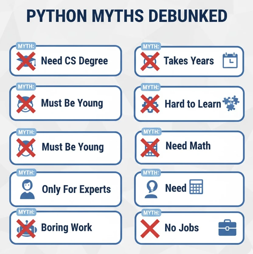 10 Python Automation Myths That Stop Beginners From Starting