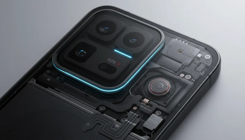 iQOO 15 Ultra rear camera close-up.