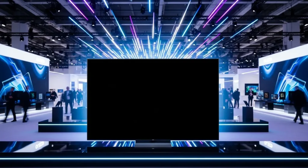 83-inch OLED SE panel on display at CES 2026.