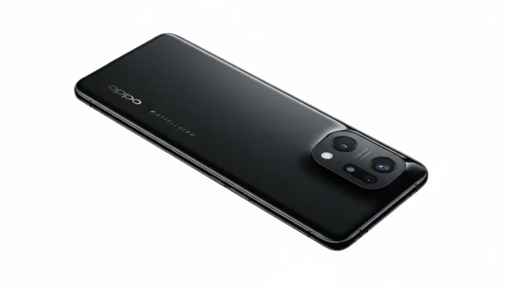 Oppo Find X5 Pro smartphone in black
