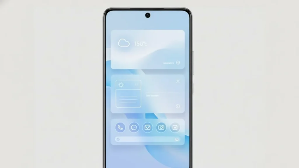 Vivo OriginOS 6 home screen showing layered design and smooth animations