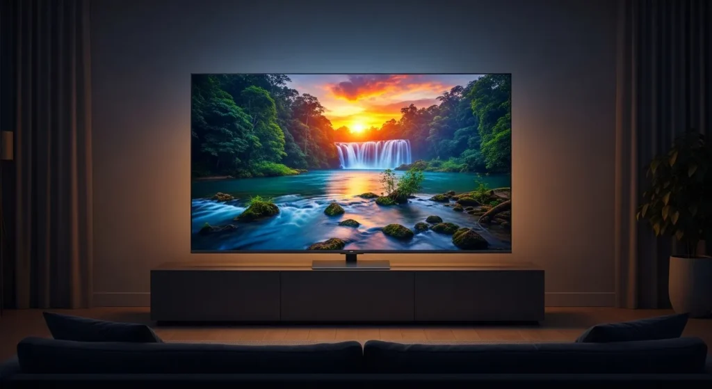 TCL 2025 Mini-LED TV in living room setup