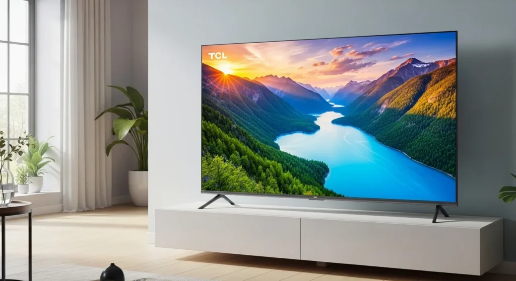 2025 Mini-LED TV displaying 4K content