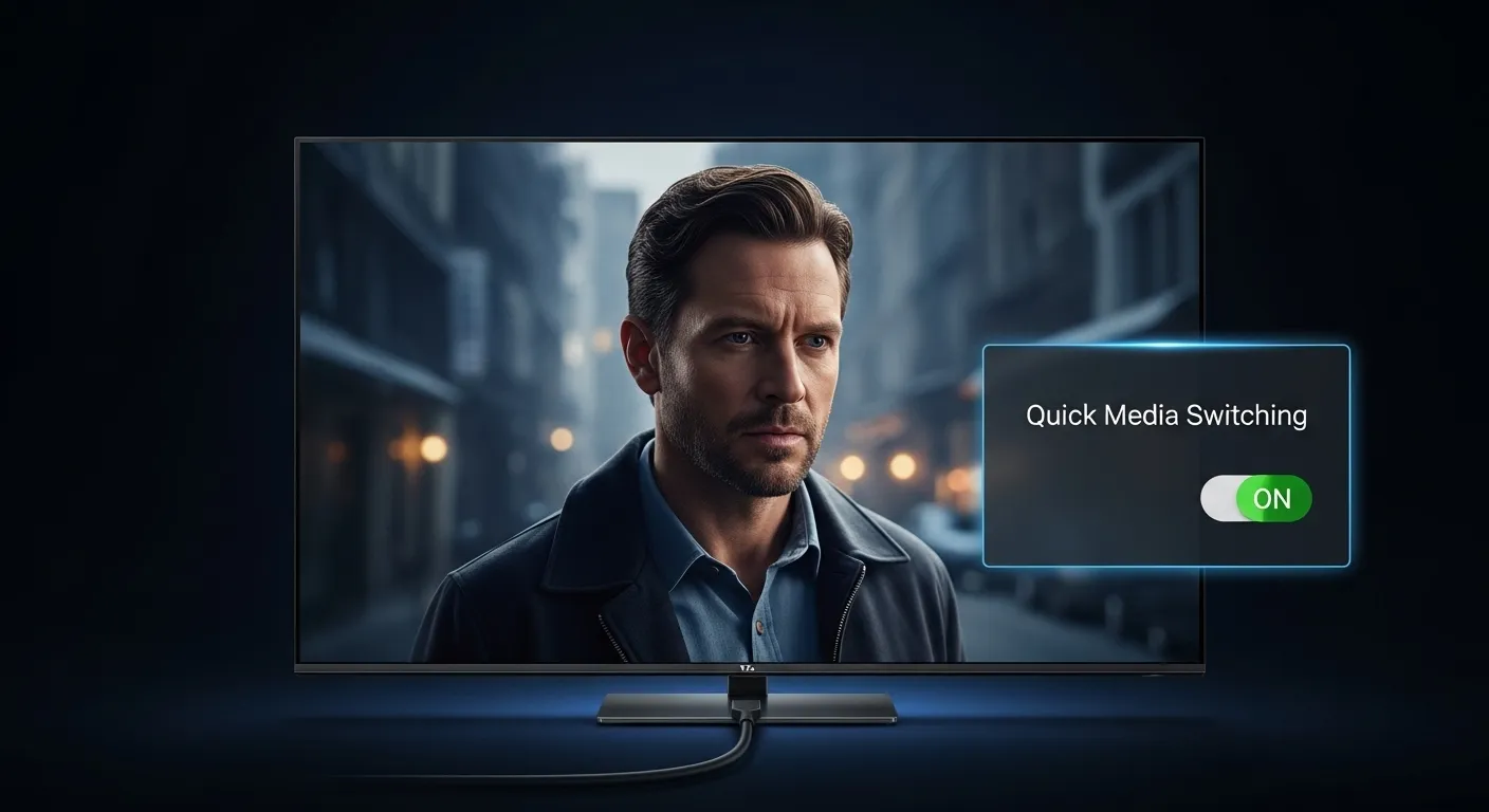 tcl-android14-qms-thumbnail.jpg TCL TV with Android 14 update showing HDMI Quick Media Switching enabled