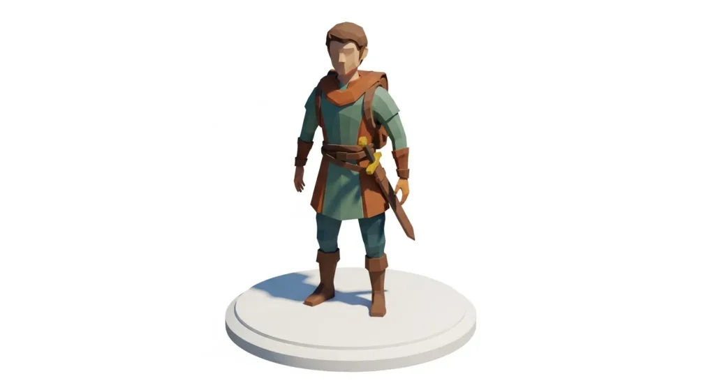 Low-poly 3D game asset ready for import.