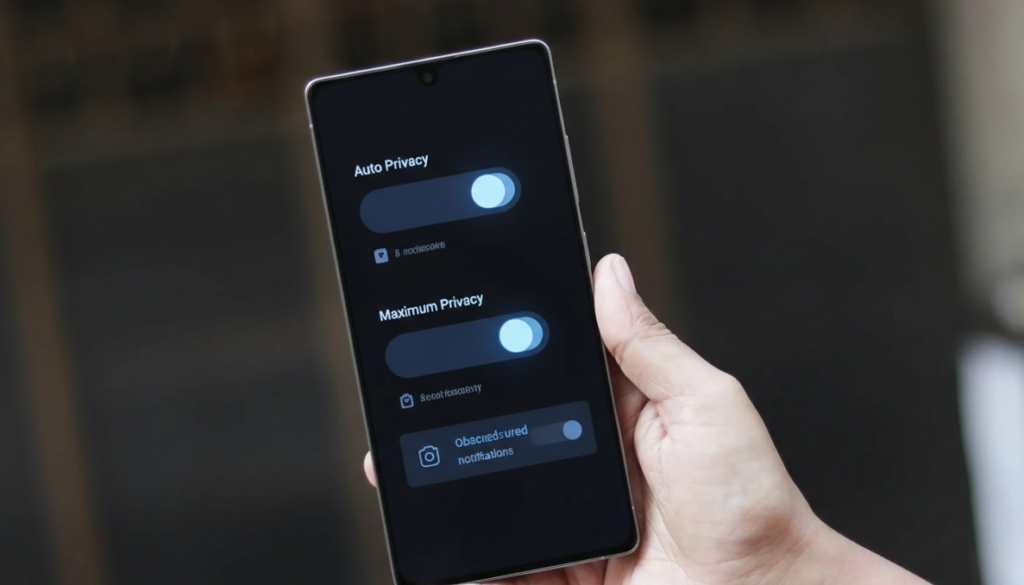 Galaxy S26 Ultra Privacy Display settings screenshot leak