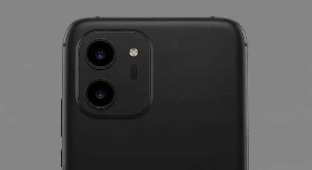 Lava Yuva Star 3 rear view showing redesigned camera module