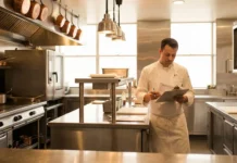 How to Reduce Restaurant Operating Costs: 6 Proven Strategies Restaurant owner reviewing operating costs in a commercial kitchen