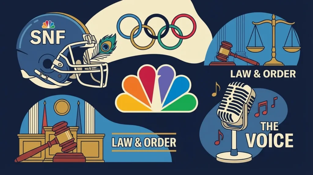 NBC 2026 programming lineup — Super Bowl, Olympics, NFL, NBC dramas
